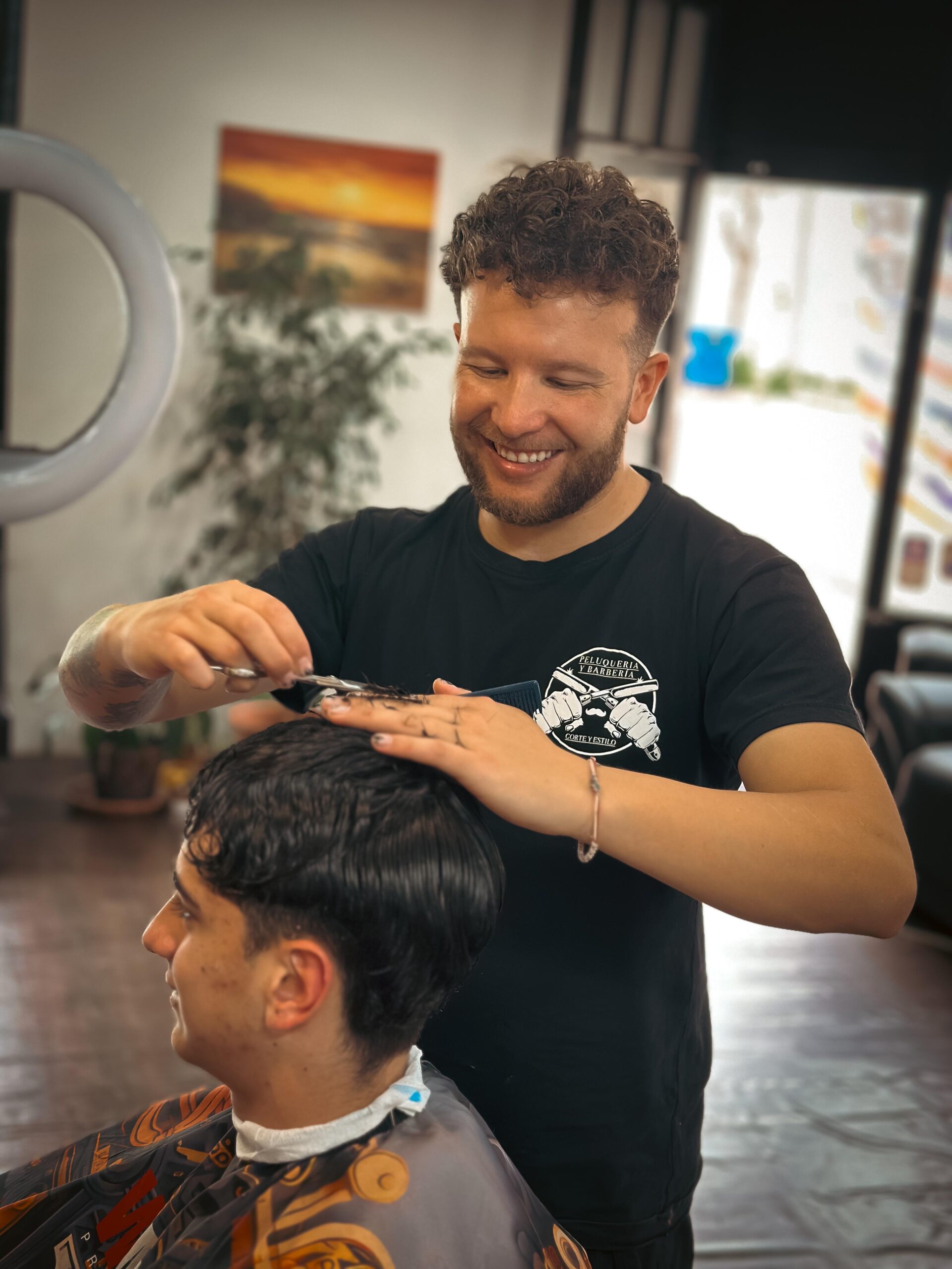 Balayage con mechas — Corte y Estilo Barbería